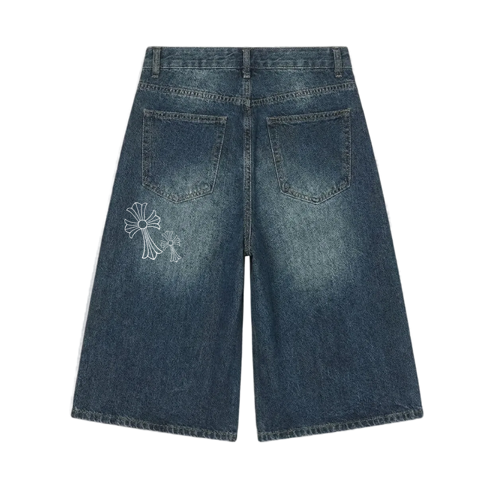 City Off  Domes Cross Legacy Jorts dark blue