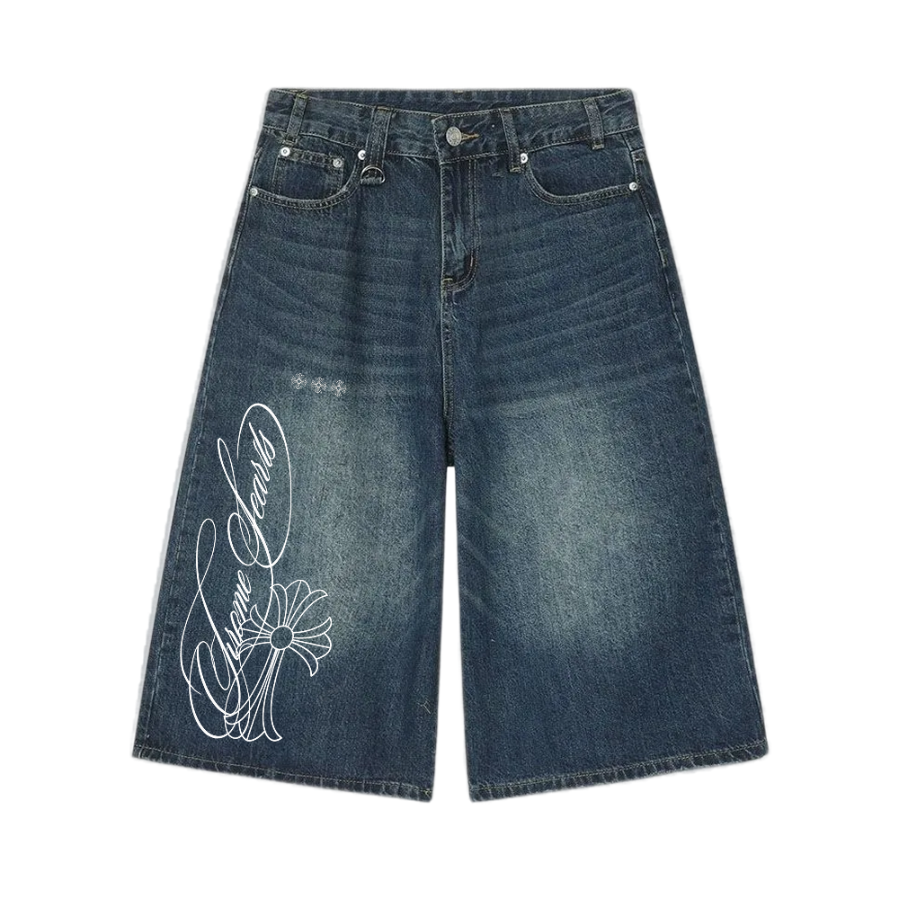 City Off  Domes Cross Legacy Jorts dark blue