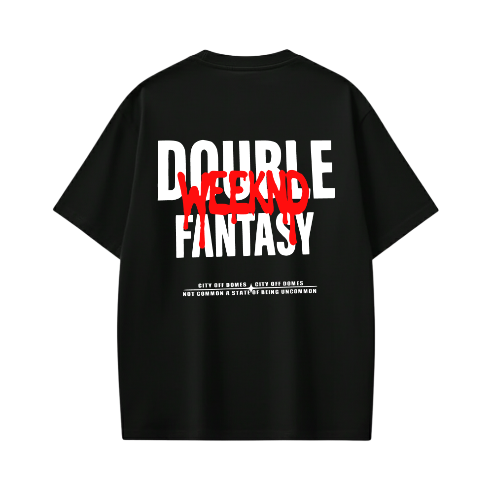 City Off Domes Double Fantasy Black T-shirt