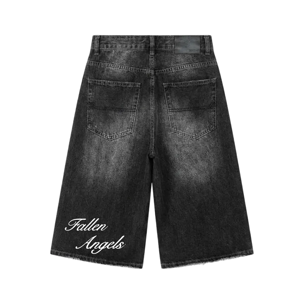 City Off  Domes Fallen Angel Jorts Black
