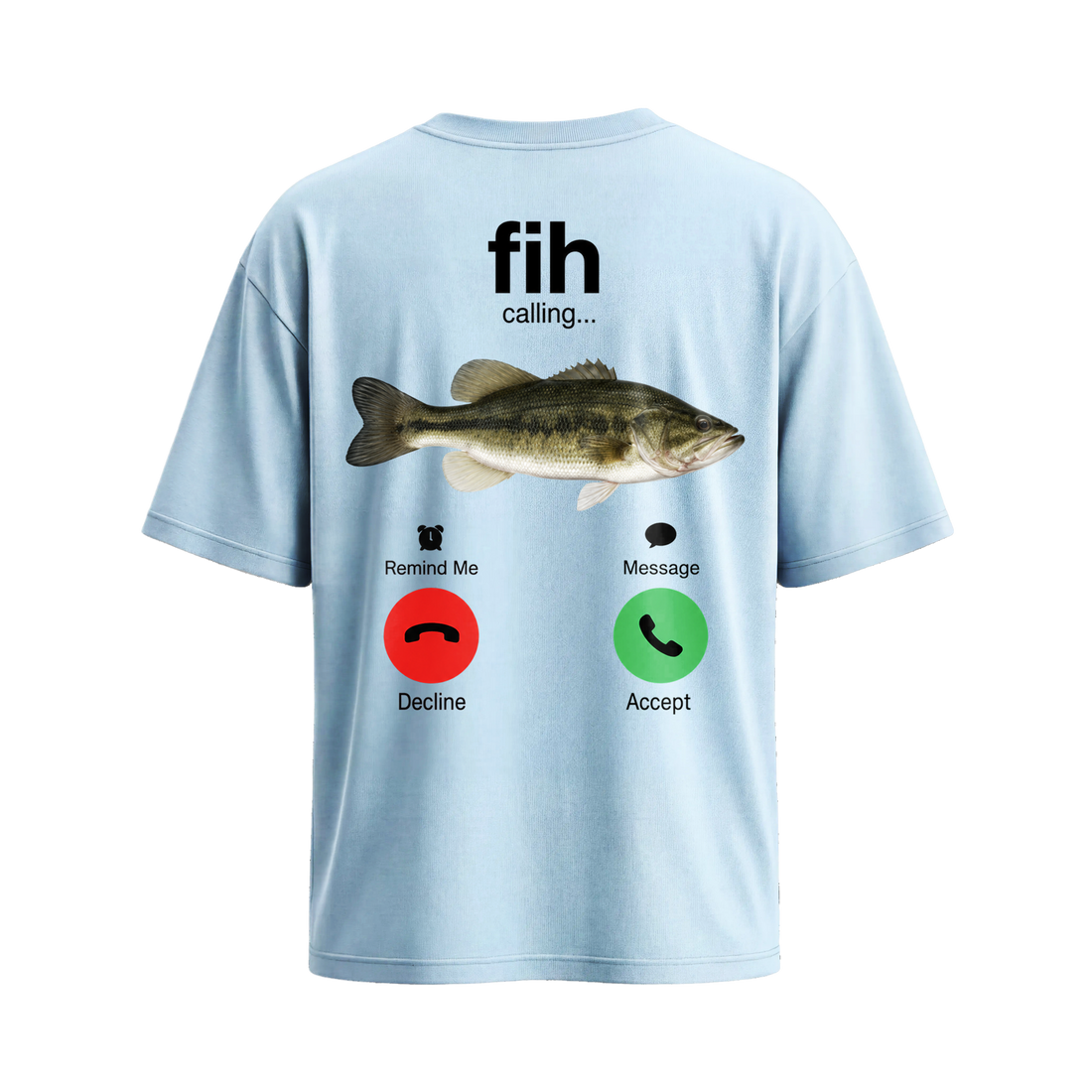 City Off Domes Fih Calling Ice Blue T-shirt