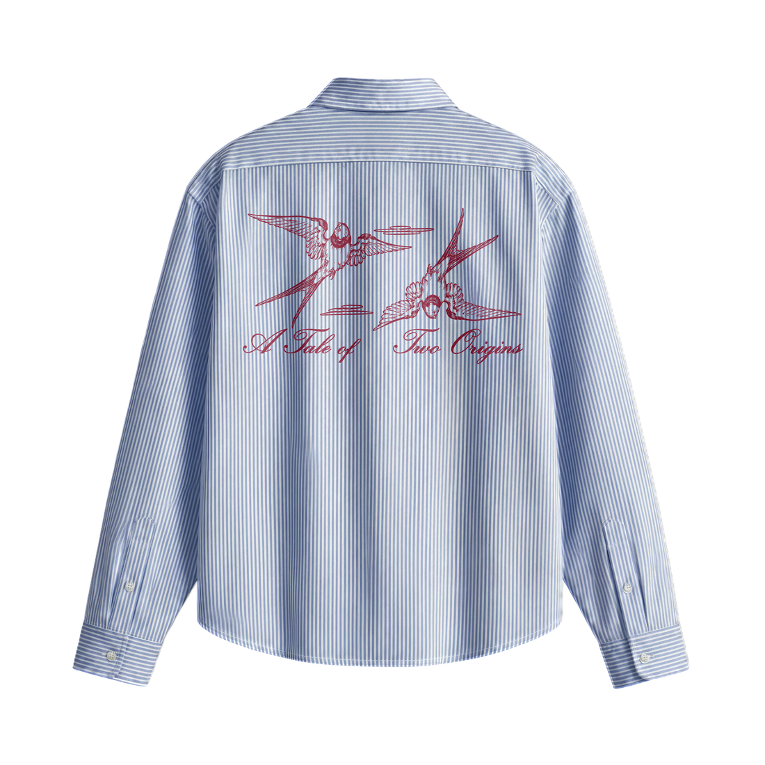 City Off Domes Flourish Blue Stripe Shirts