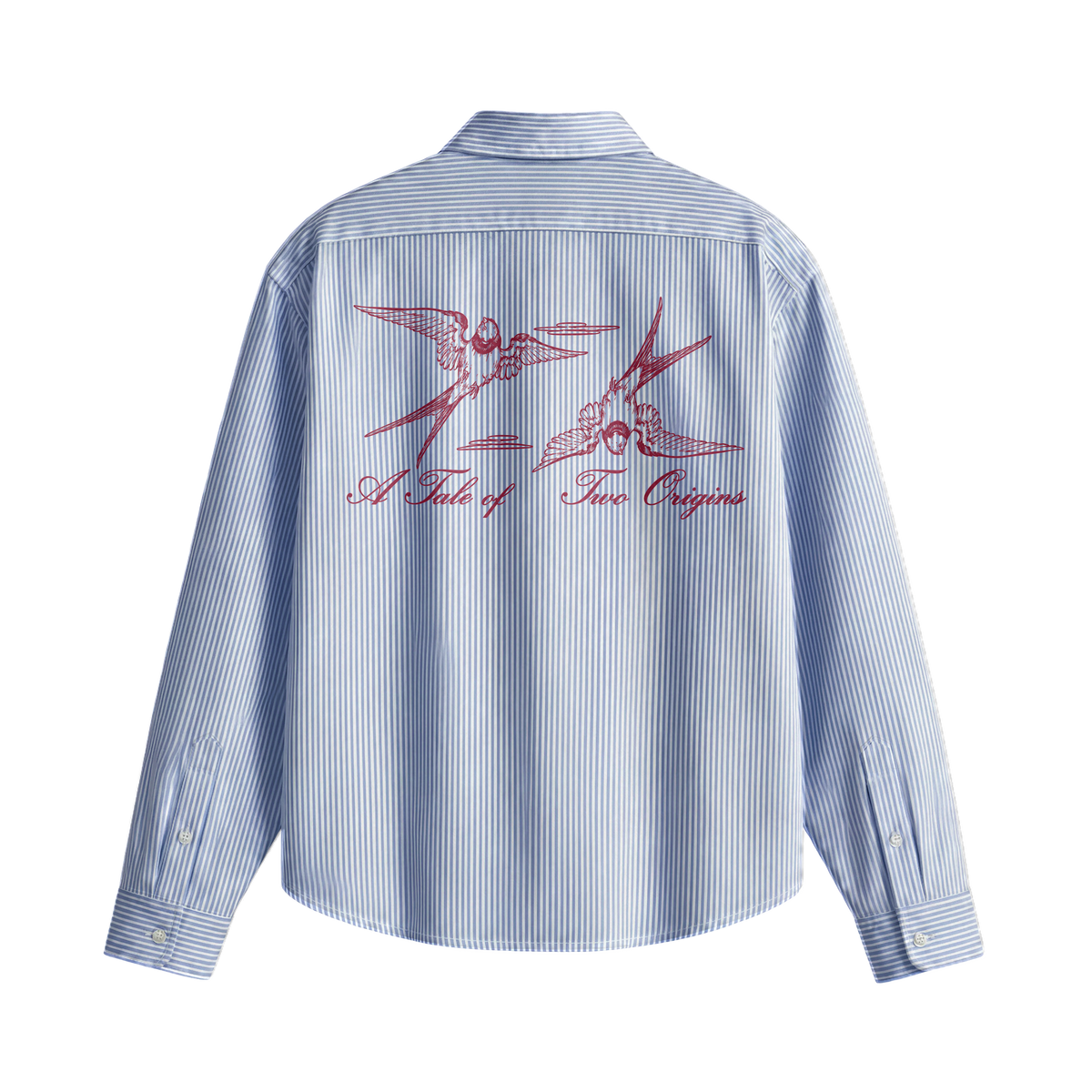 City Off Domes Flourish Blue Stripe Shirts