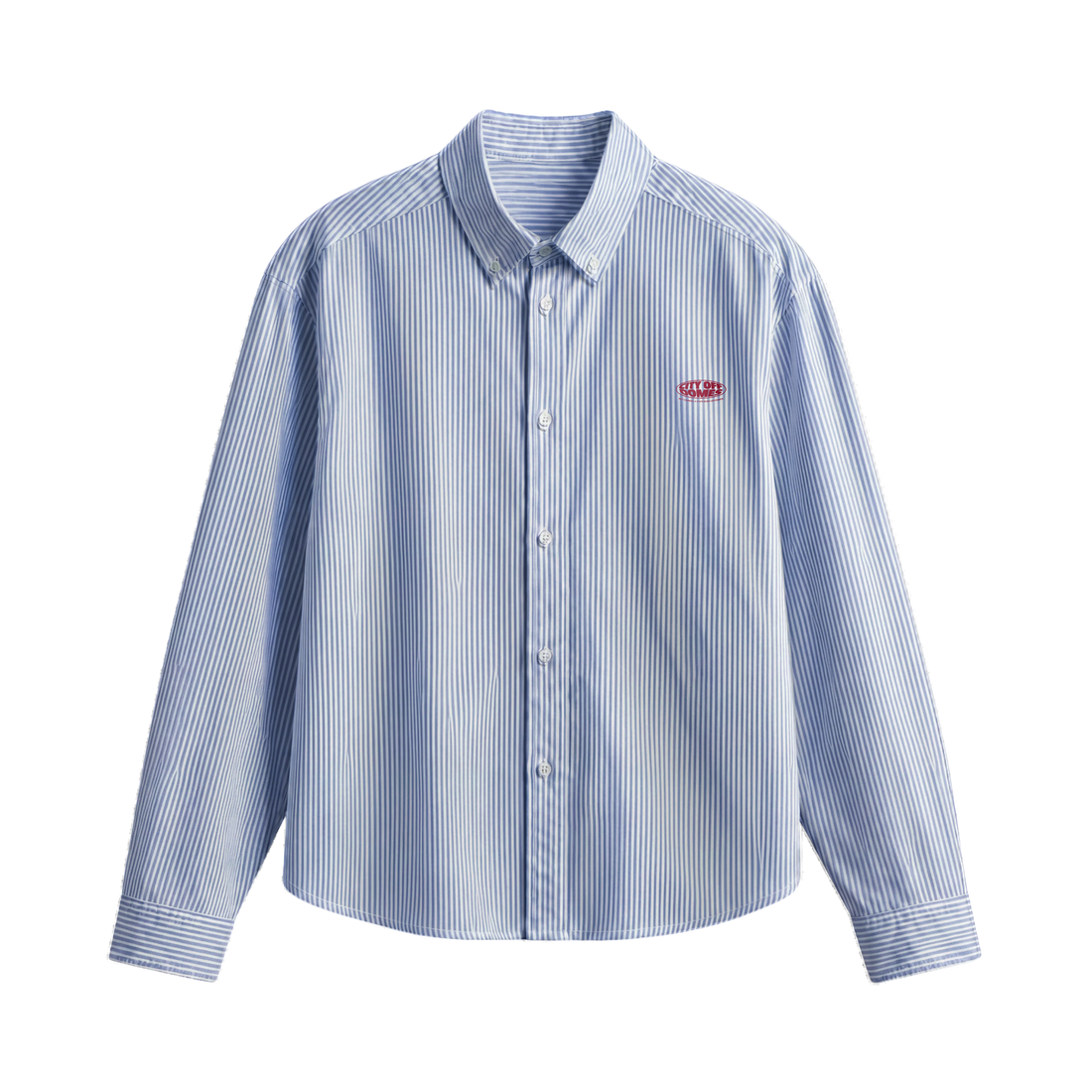 City Off Domes Flourish Blue Stripe Shirts