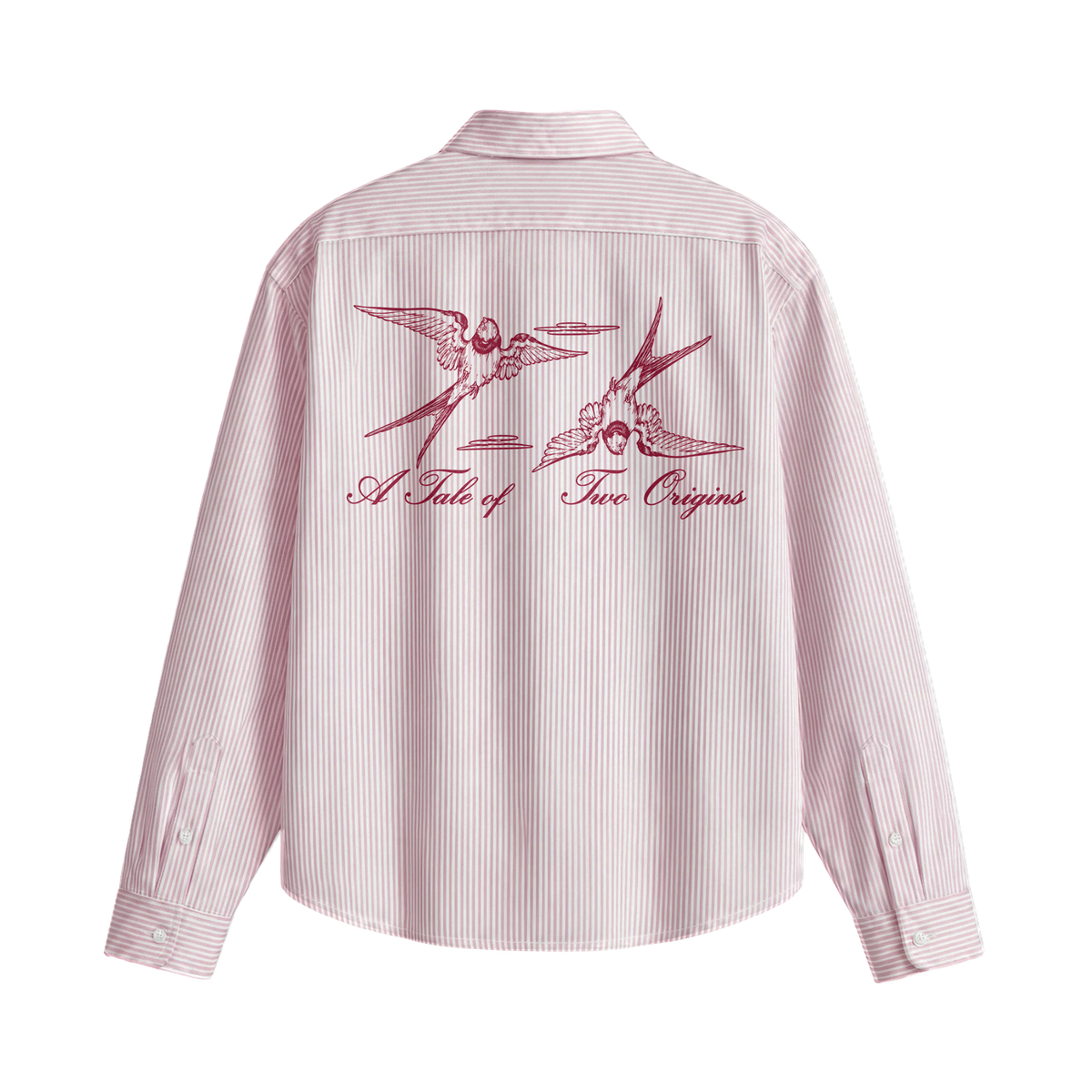 City Off Domes Flourish Pink Stripe Shirt