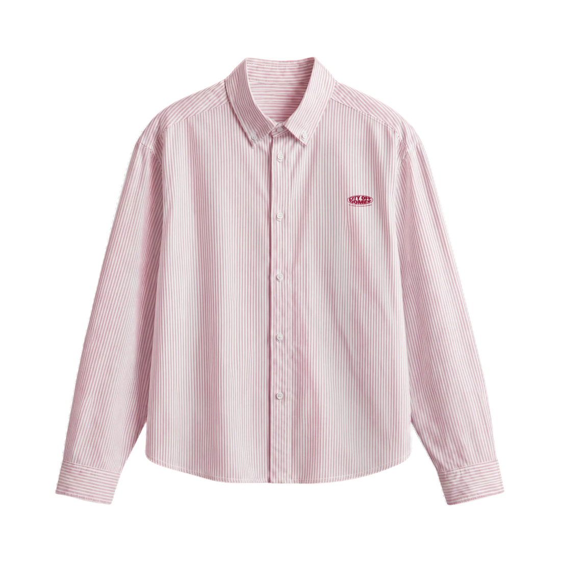 City Off Domes Flourish Pink Stripe Shirt