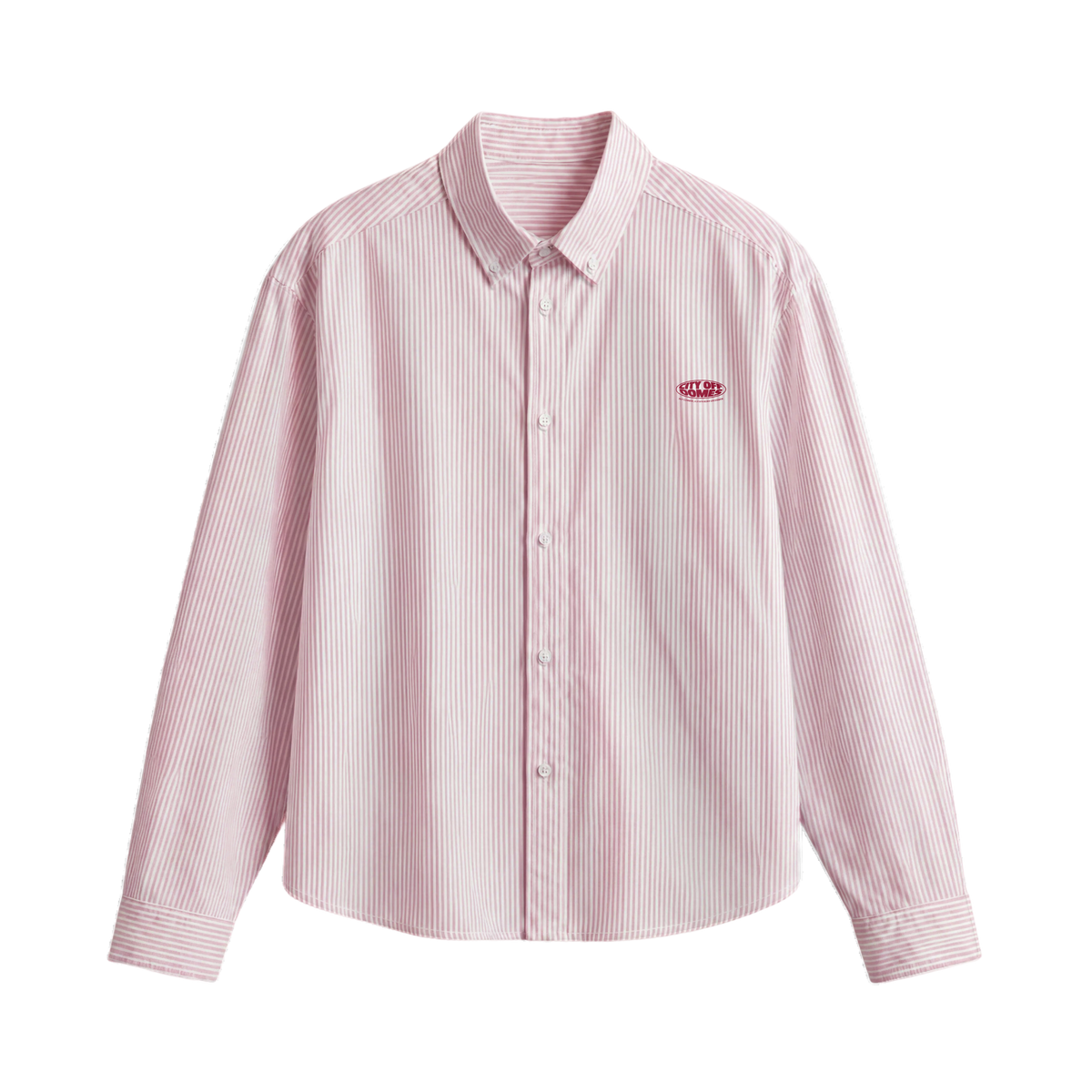 City Off Domes Flourish Pink Stripe Shirt