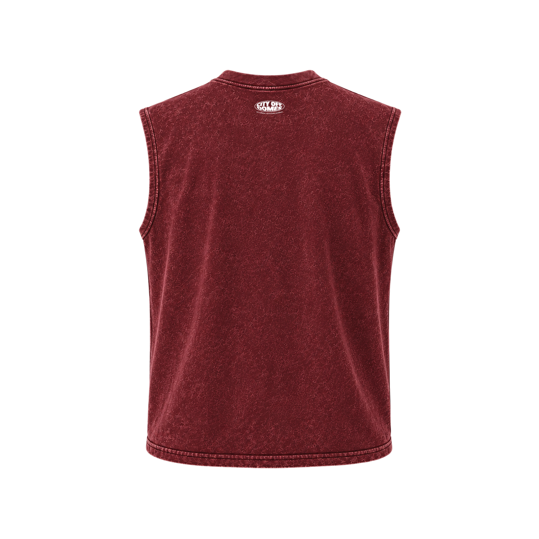 City Off Domes God's plan Tank Maroon