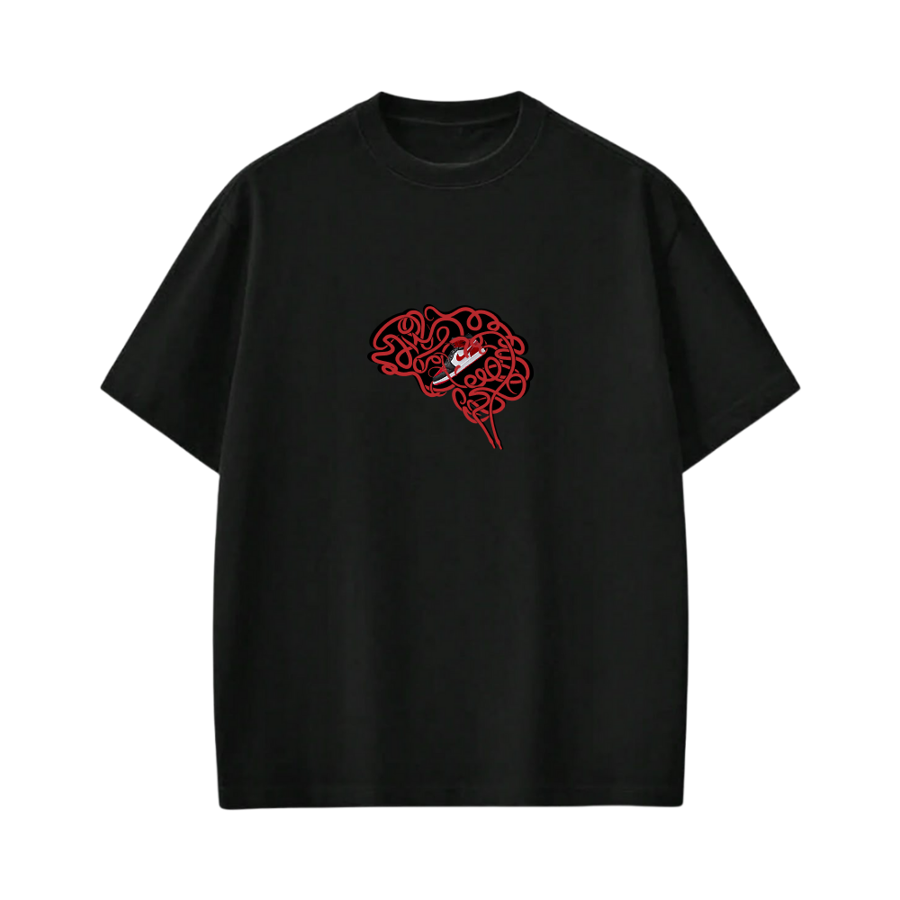 City Off Domes Hustle Brain Black T-shirt