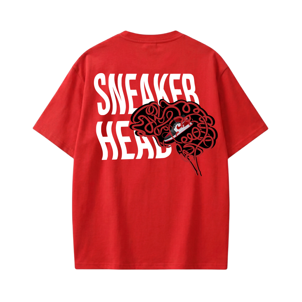 City Off Domes Hustle Brain RedT-shirt