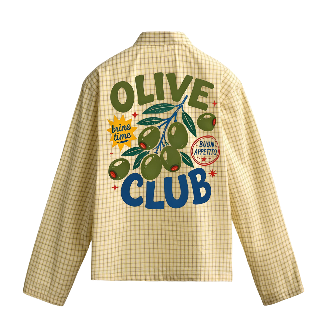 City Off Domes Mediterranean Olive Yellow Shirt