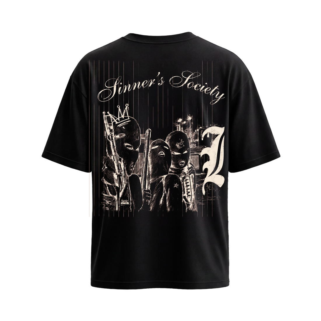 City Off Domes Midnight Mark Black T-shirt
