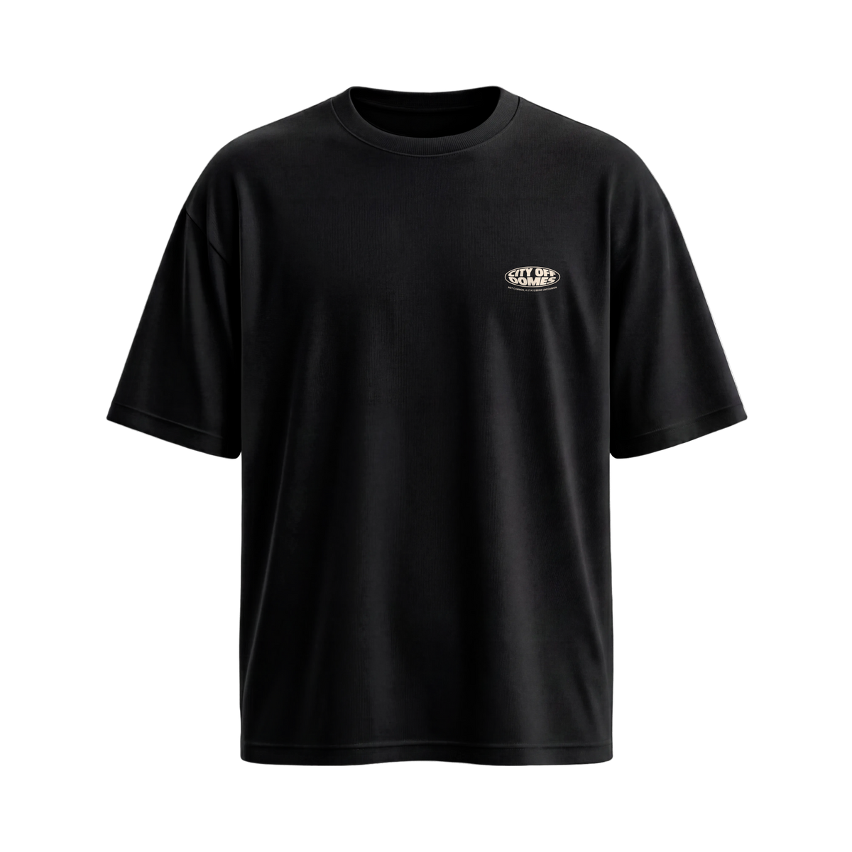 City Off Domes Midnight Mark Black T-shirt