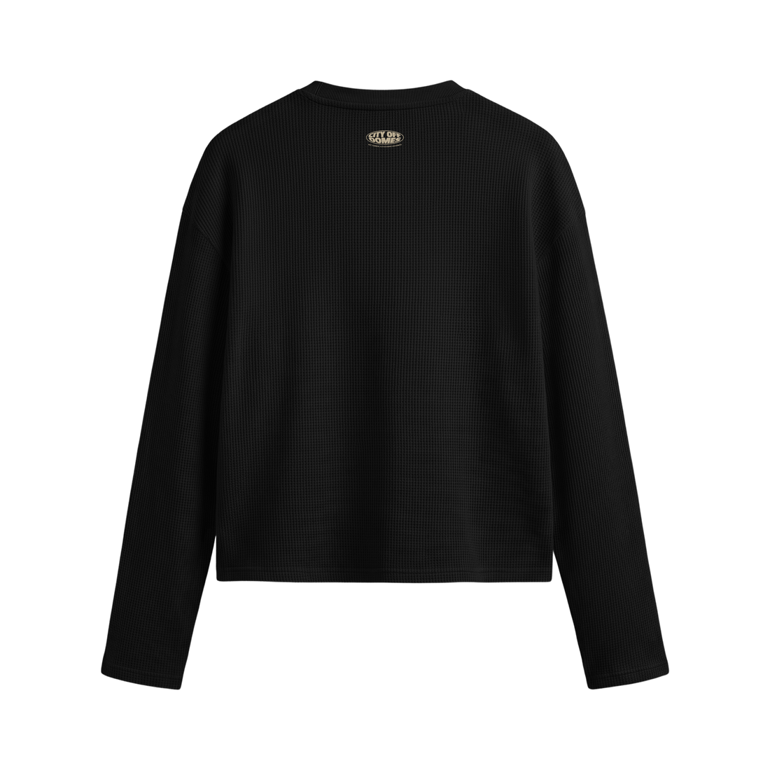City Off Domes Mono Icon Waffle T-shirt Black