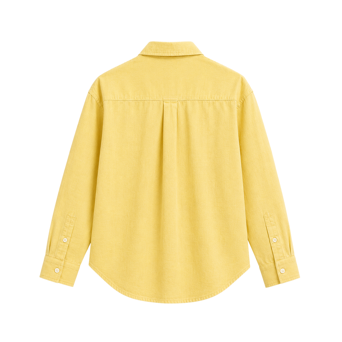 City Off Domes Relaxed Fit Oxford Shirt Butter Yellow