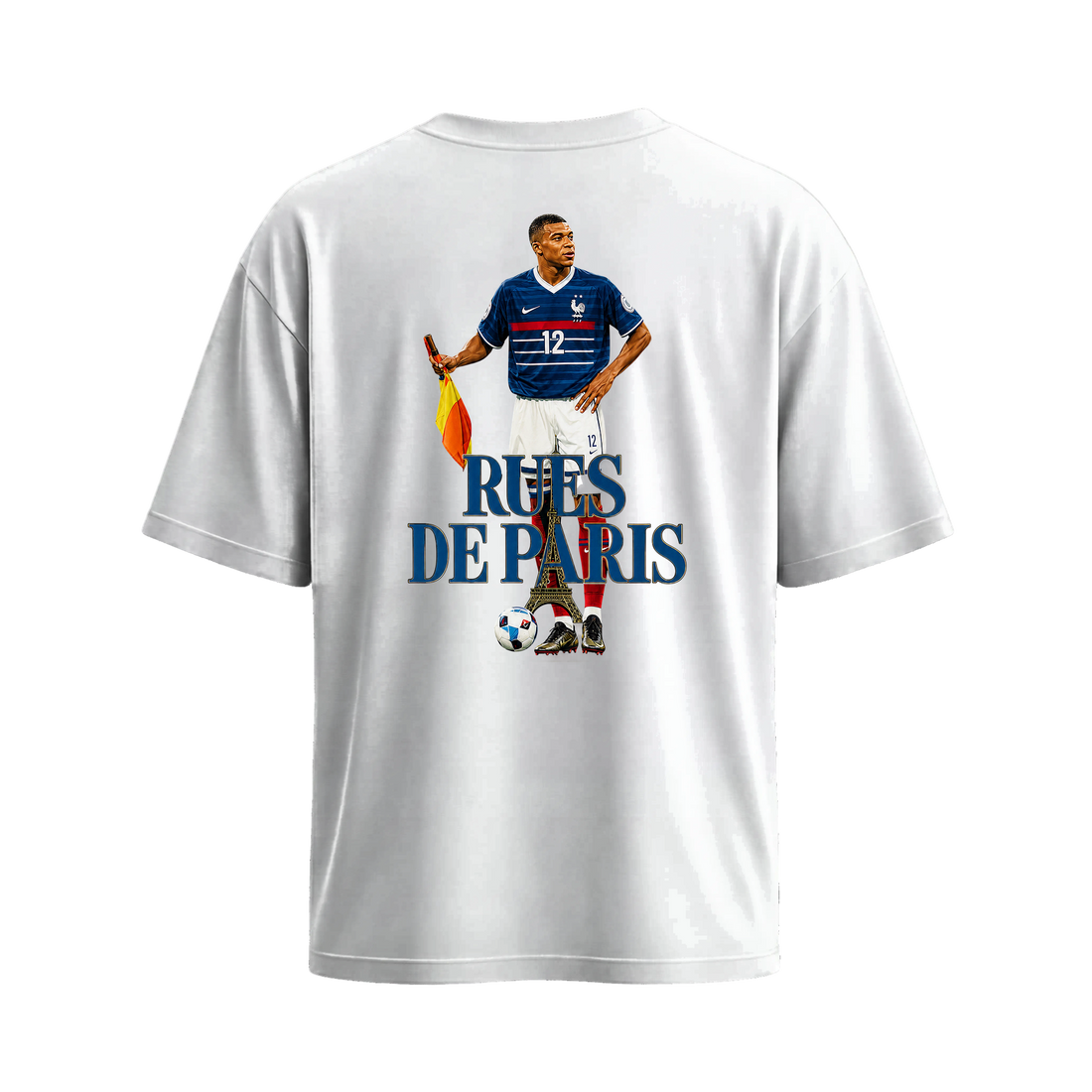City Off Domes Rues De Paris White T-Shirt