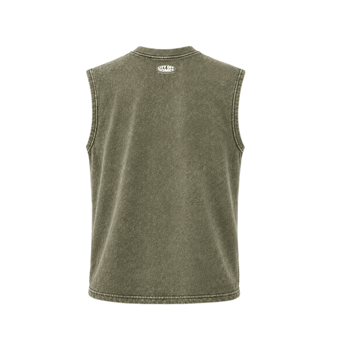 City off Domes Raven Cross Tank Sage Olive