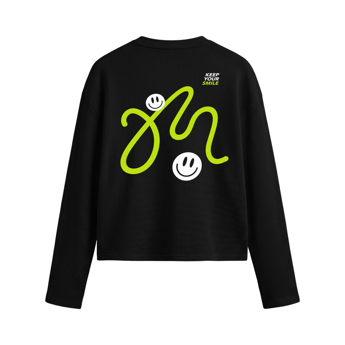 City Off Domes Snake Trail Waffle T-shirt Black