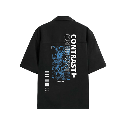 City Off Domes Starline Collective Black Bowling Shirt