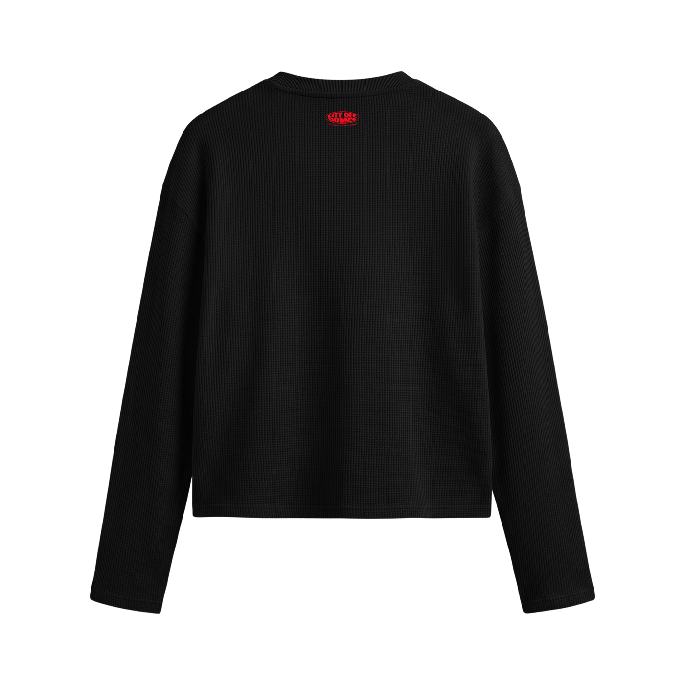 City Off Domes Street Flame Waffle T-shirt Black