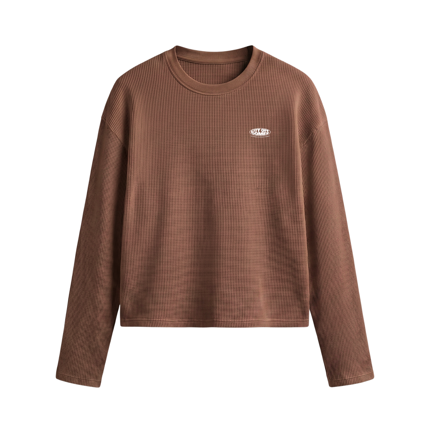 City Off Domes Vice City Waffle T-shirt Brown