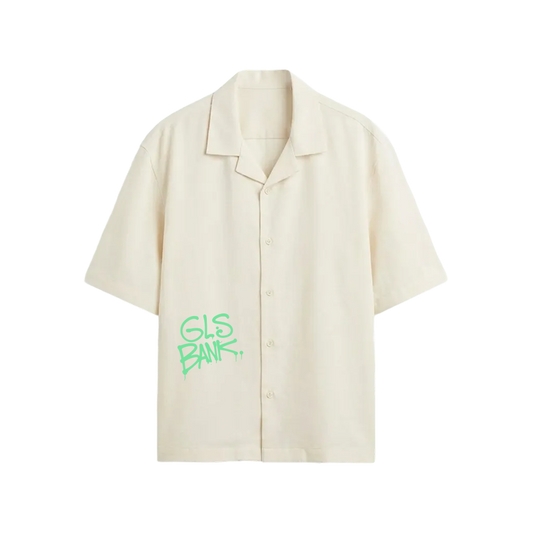 City Off Domes Vision Wear White Bowling Shirt