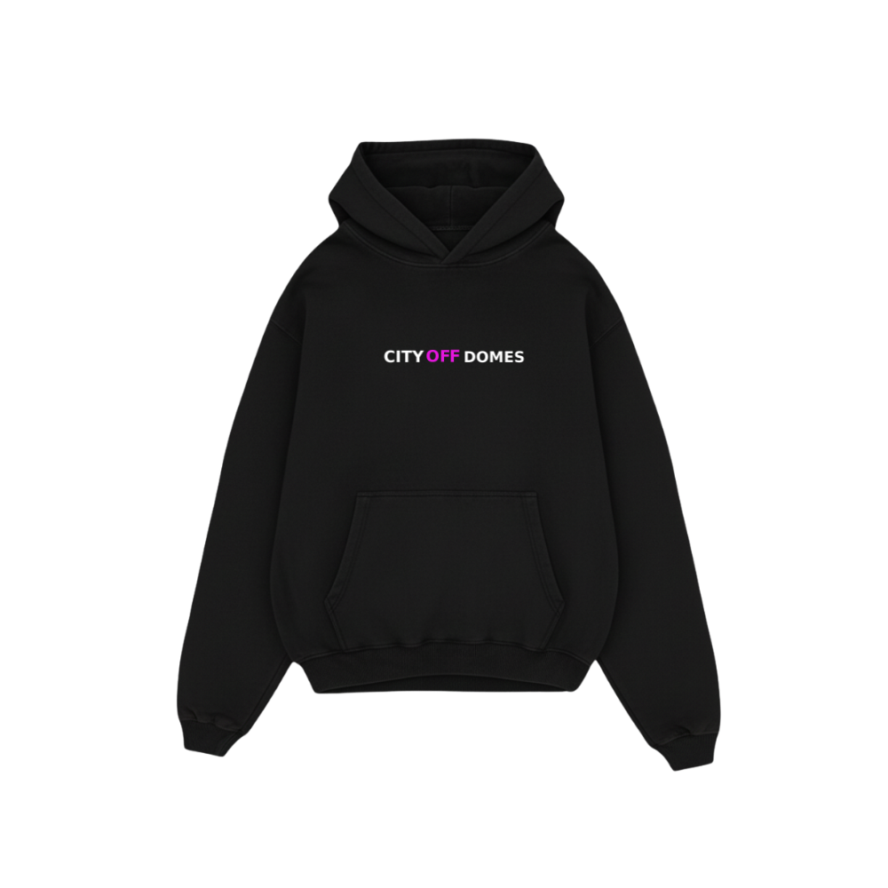 City Off Domes Built Different Black Hoodie
