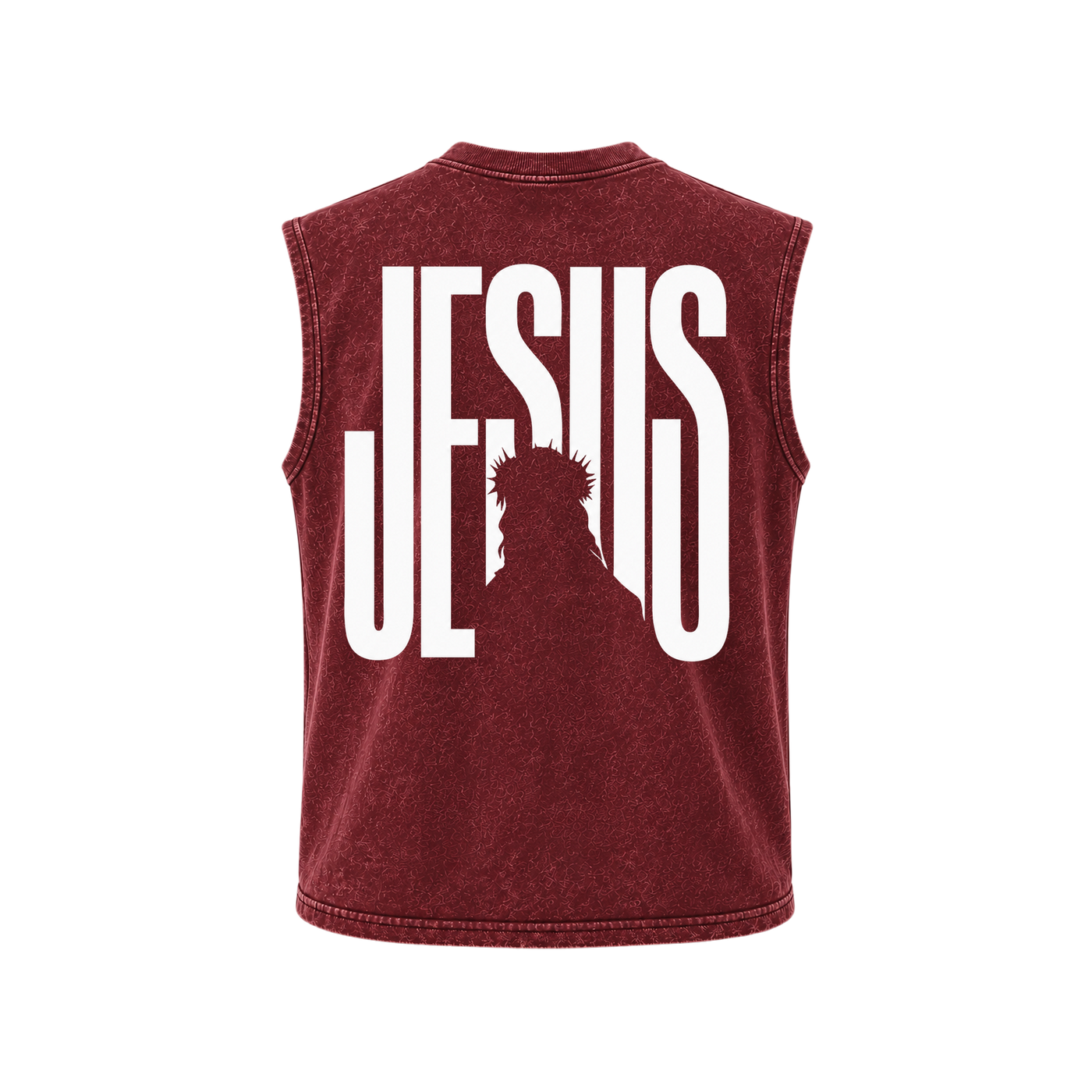 City off Domes Silent Prayer Tank Maroon