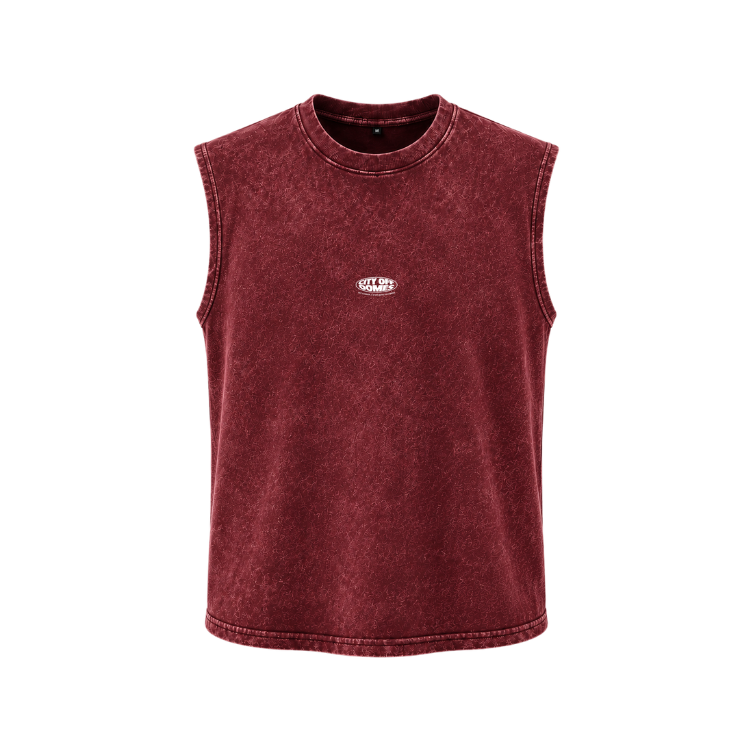City off Domes Silent Prayer Tank Maroon