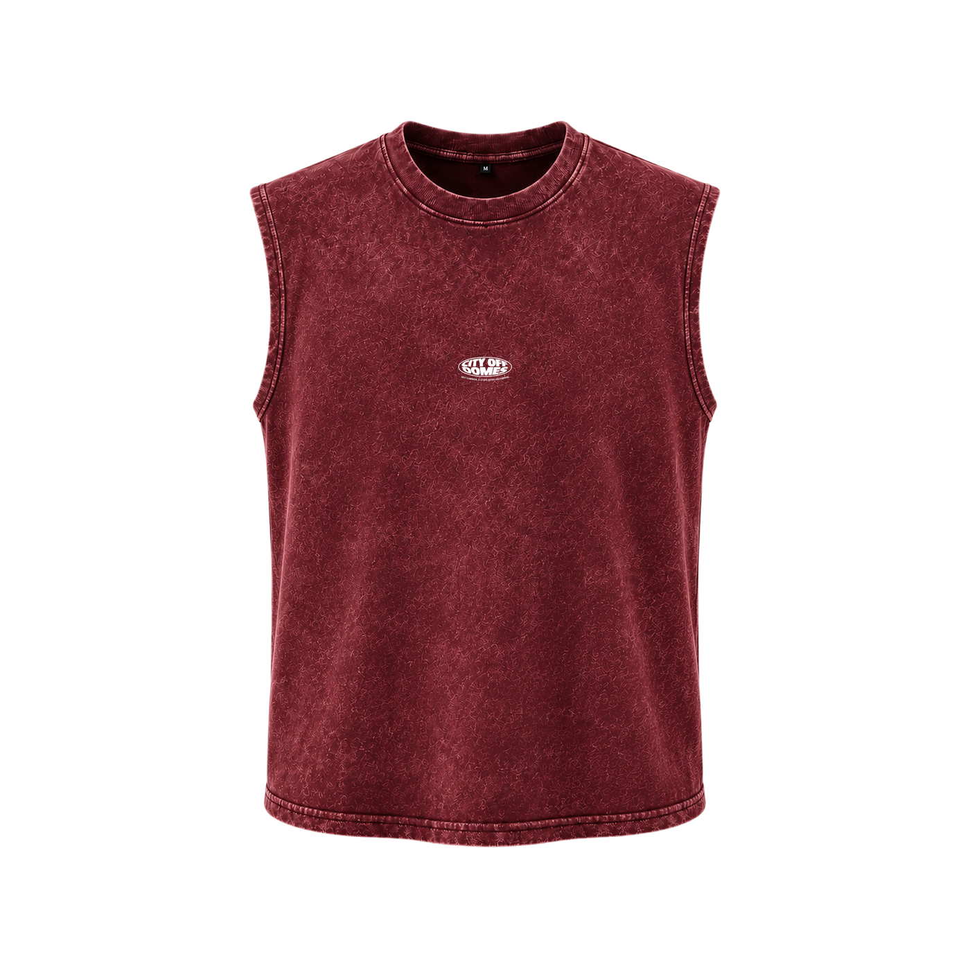 City off Domes Silent Prayer Tank Maroon