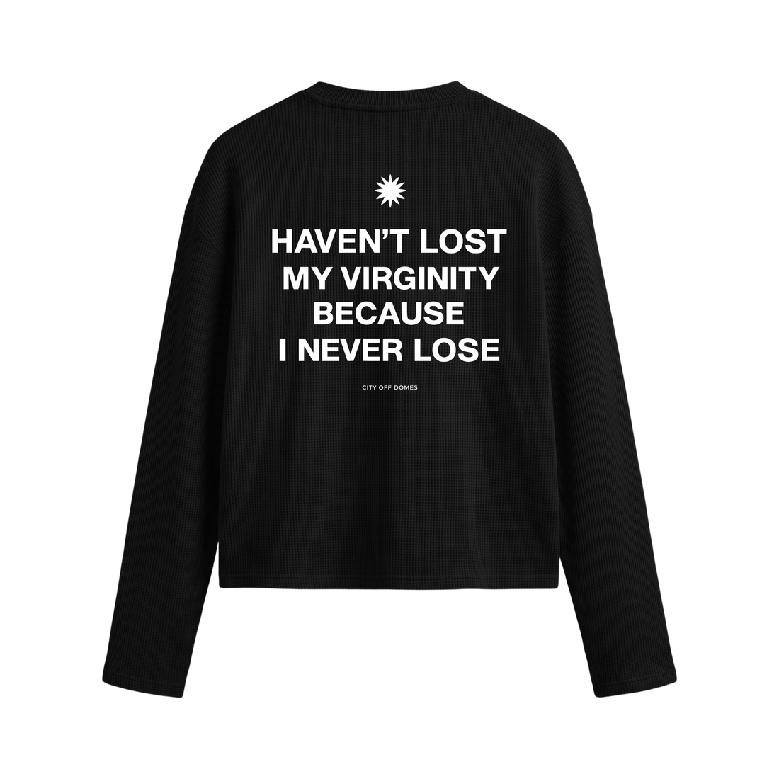 City off domes I never lose Waffle T-shirt Black