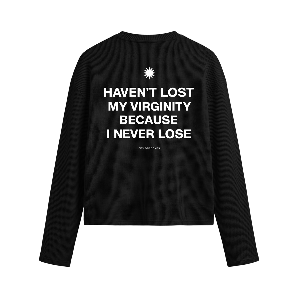 City off domes I never lose Waffle T-shirt Black