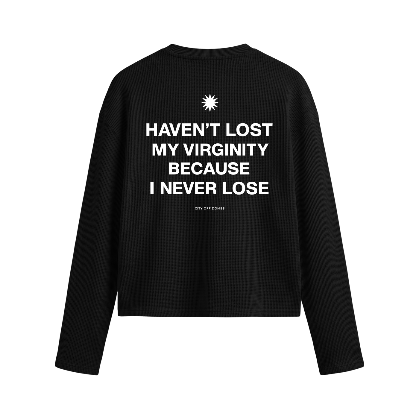 City off domes I never lose Waffle T-shirt Black