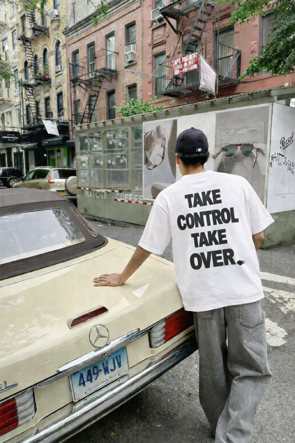 City Off Domes Take Over White  T-shirt