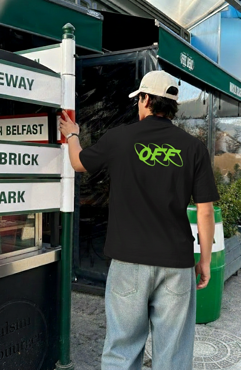 City Off Domes Off Season Black T-shirt