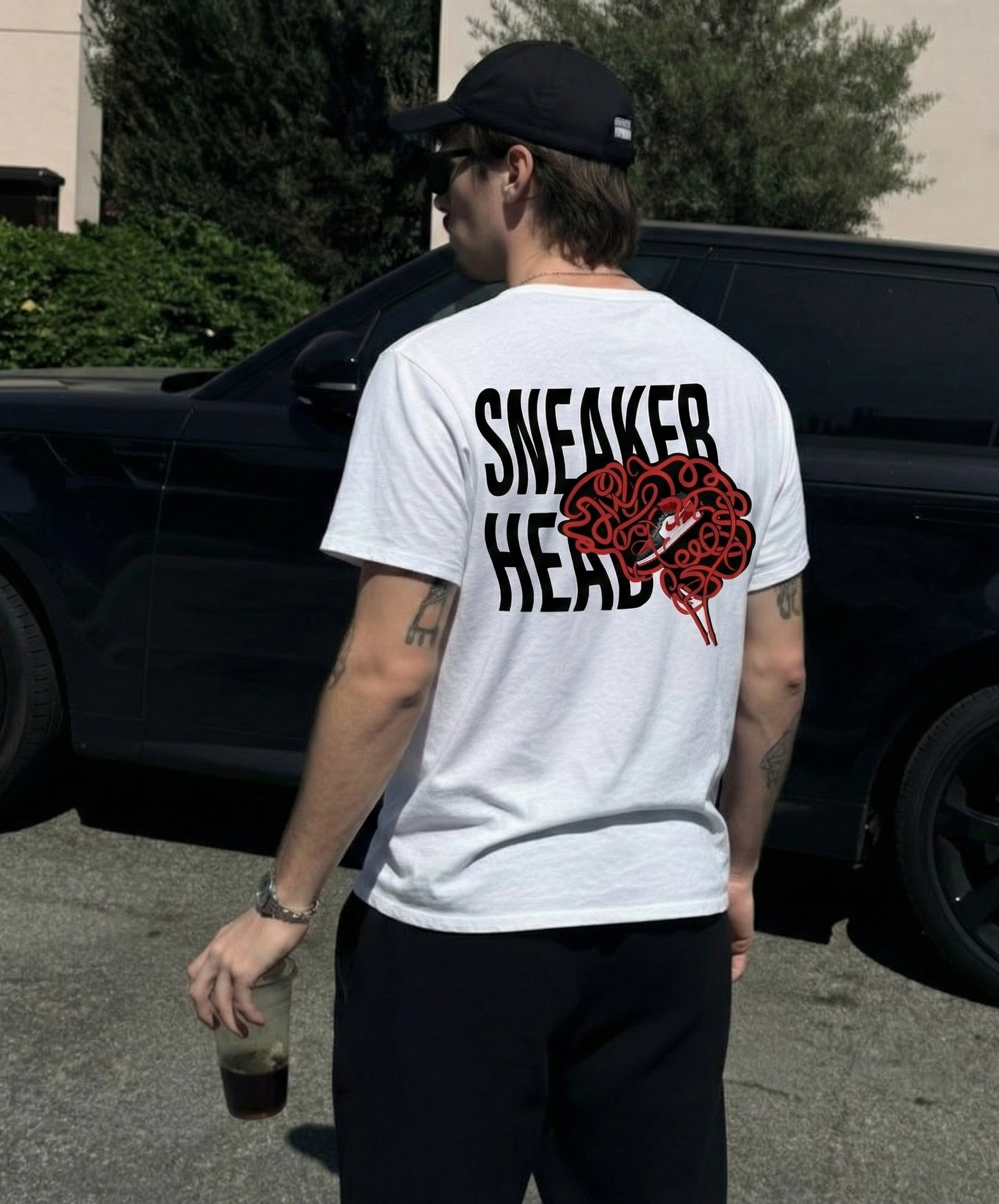 City Off Domes Hustle Brain White T-shirt