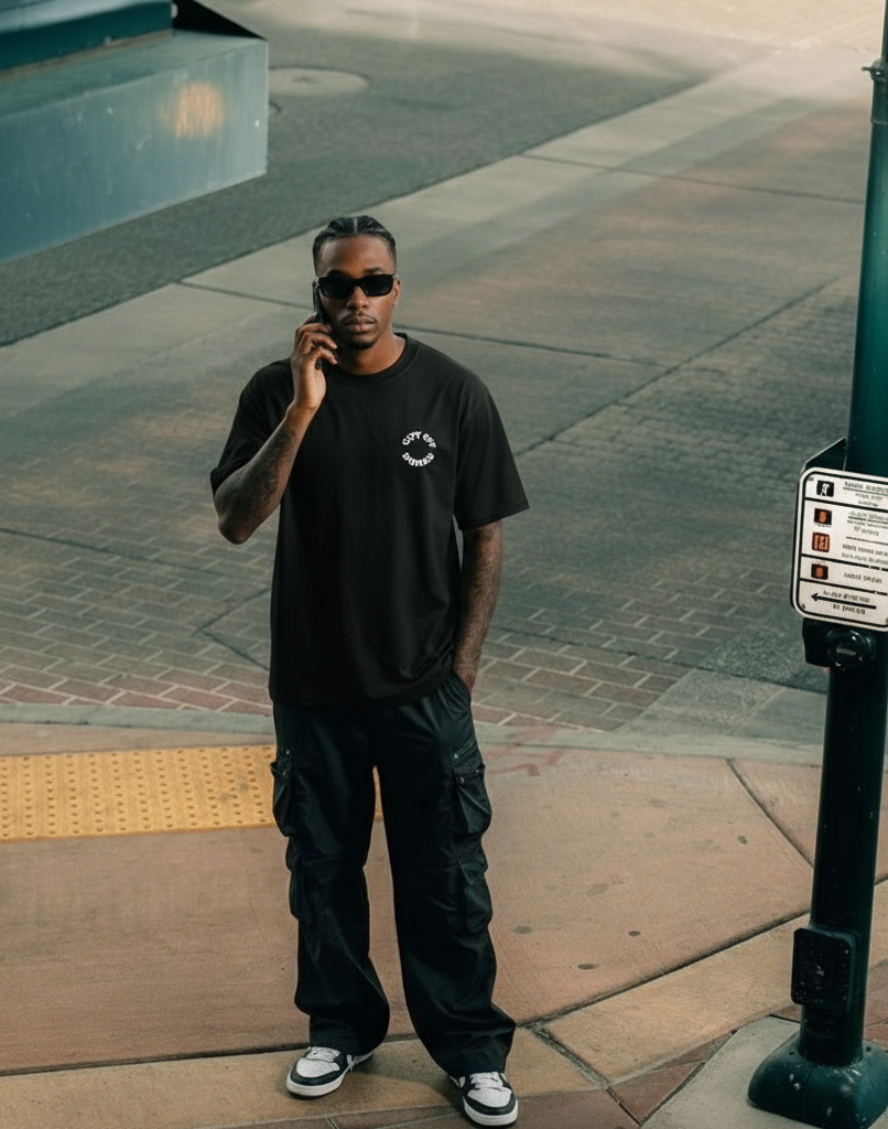 City Off Domes Dome Era Black T-shirt