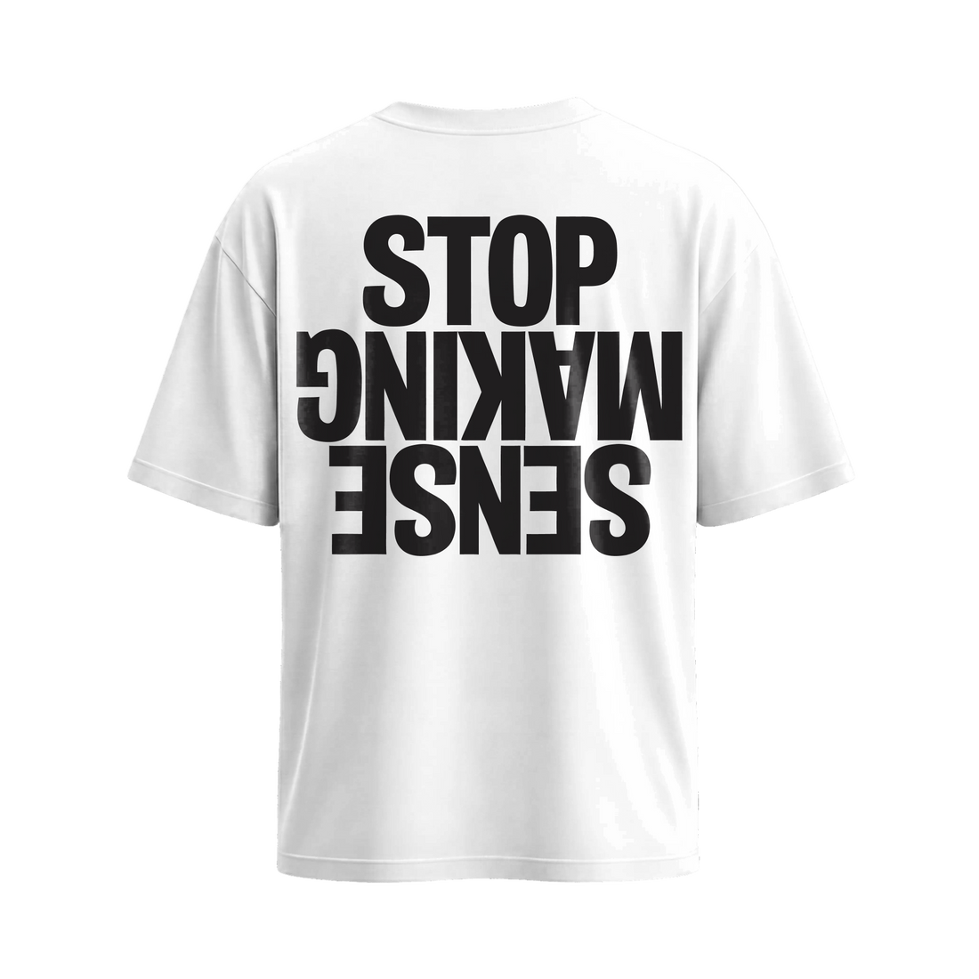 City Off Domes Make Sense White T-Shirt