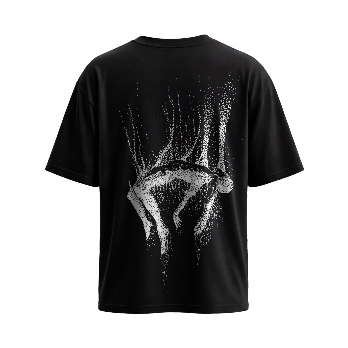 City Off Domes Signal Lost Black T-Shirt