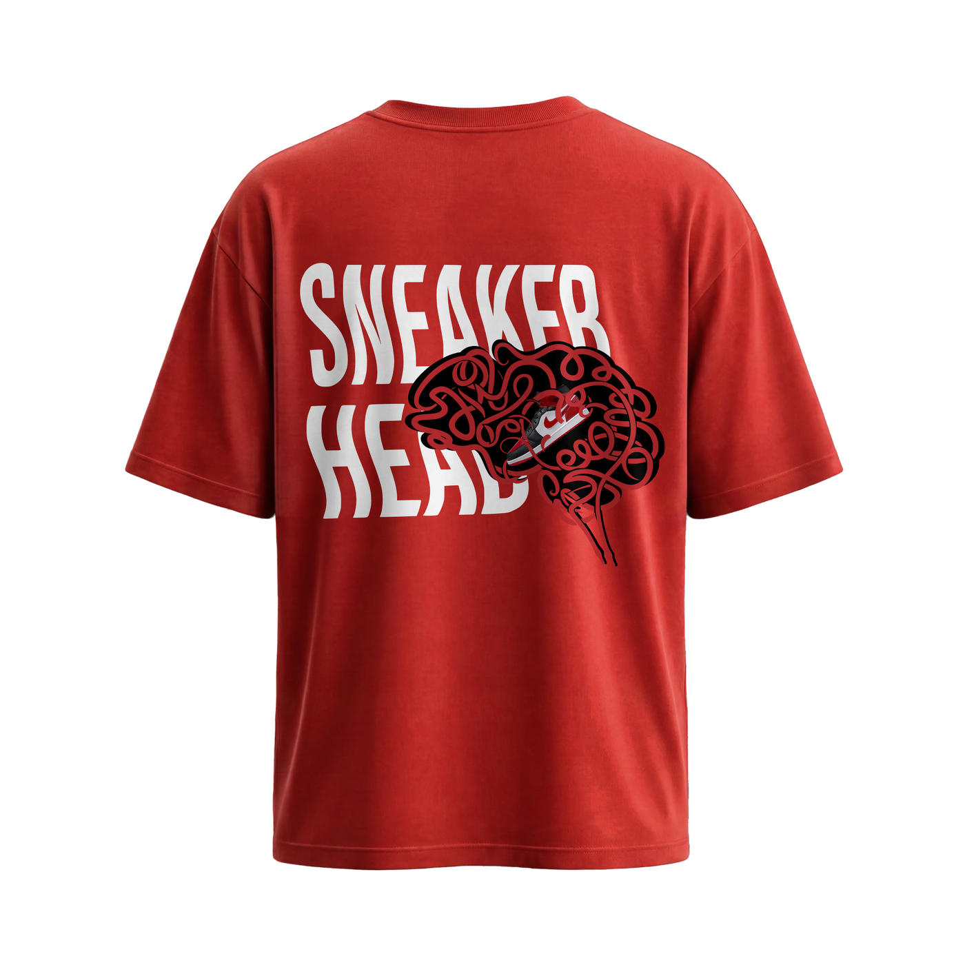 City Off Domes Hustle Brain Red T-Shirt