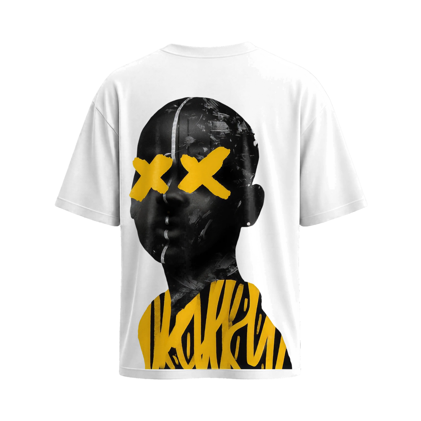 City Off Domes Neural Static White T-Shirt