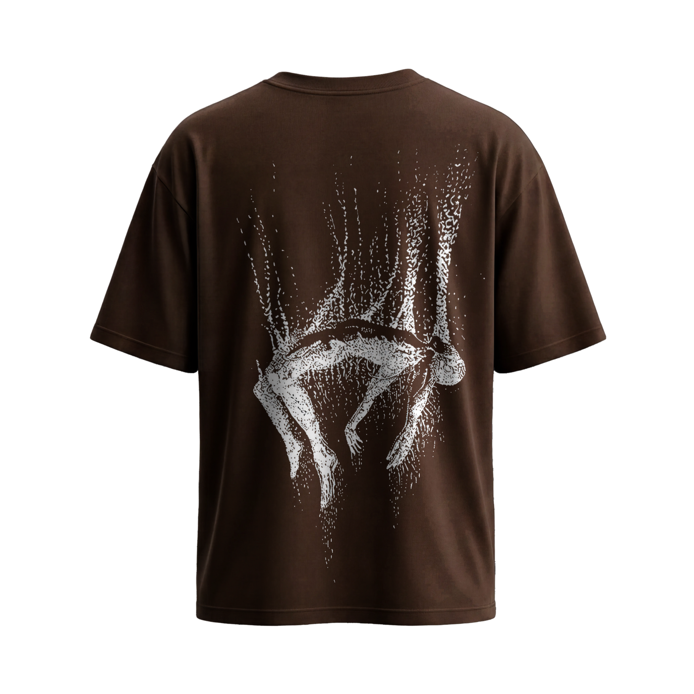 City Off Domes Signal Lost Brown T-Shirt