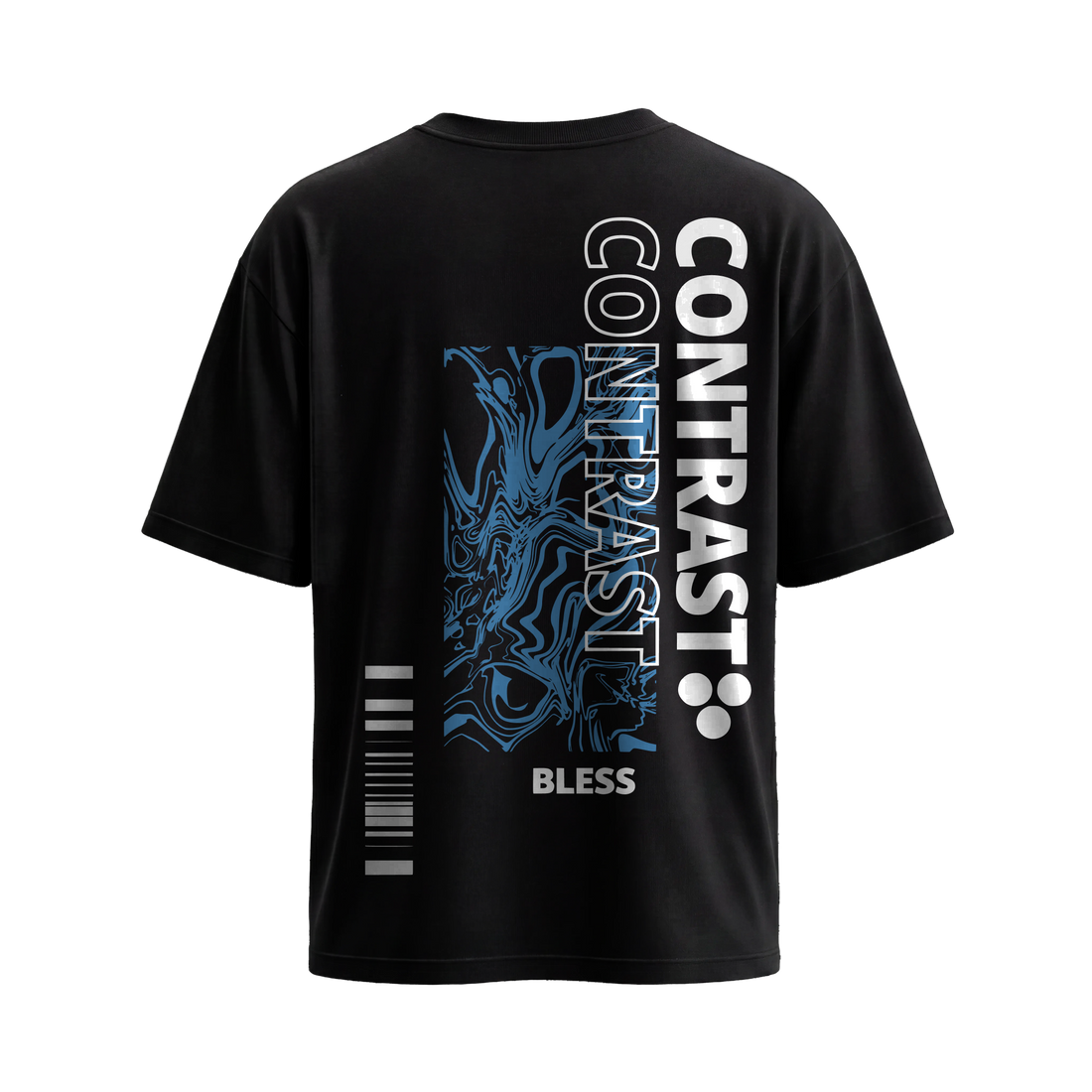 City Off Domes Static Vision Black T-Shirt