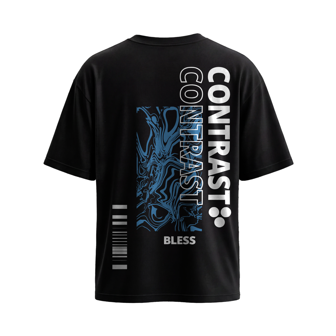 City Off Domes Static Vision Black T-Shirt