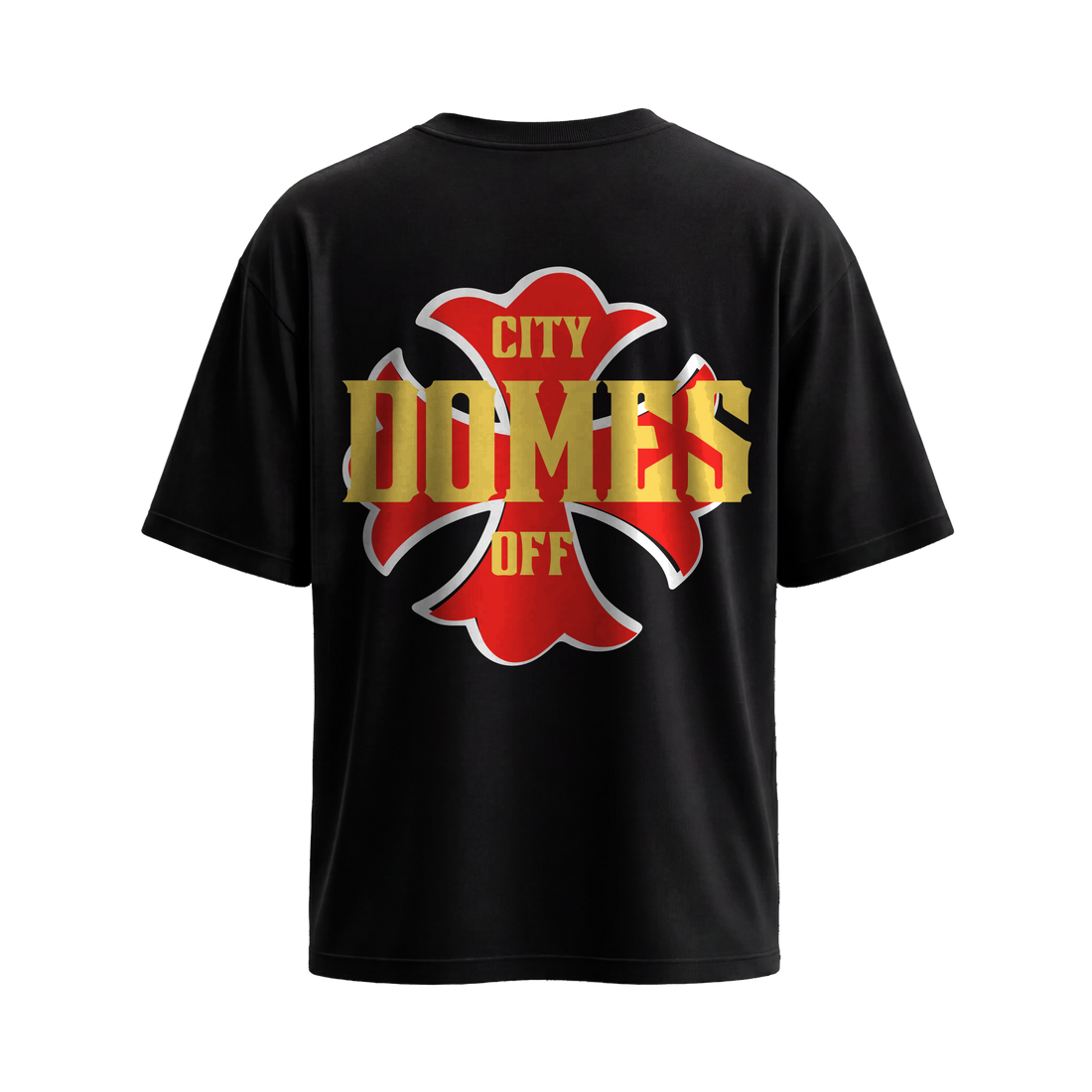 City Off Domes Yellow City Brown T-Shirt