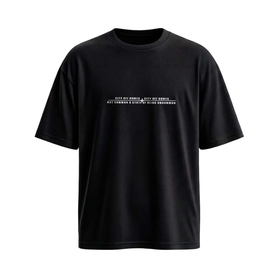 City Off Domes Double Fantasy Black T-Shirt