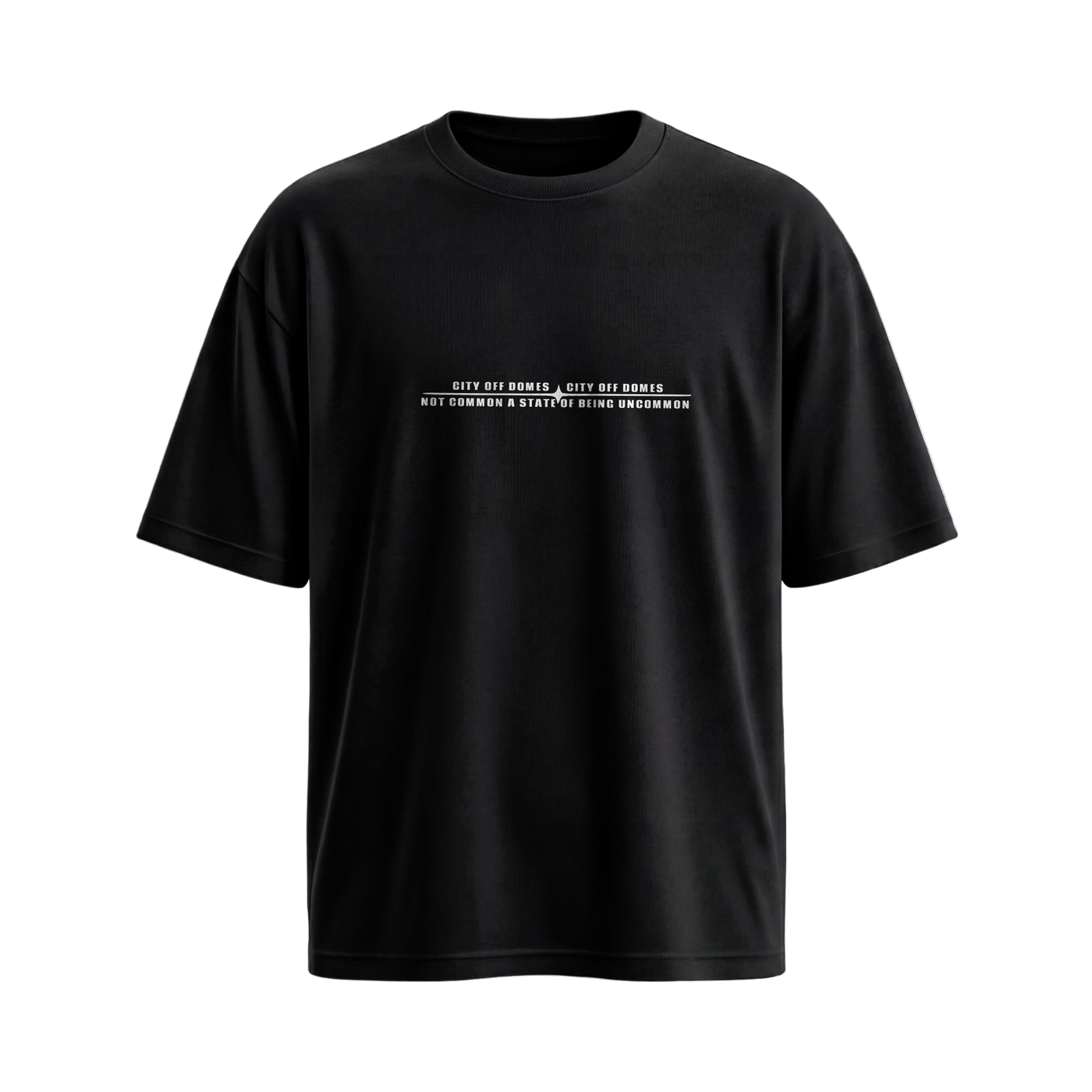 City Off Domes Double Fantasy Black T-Shirt