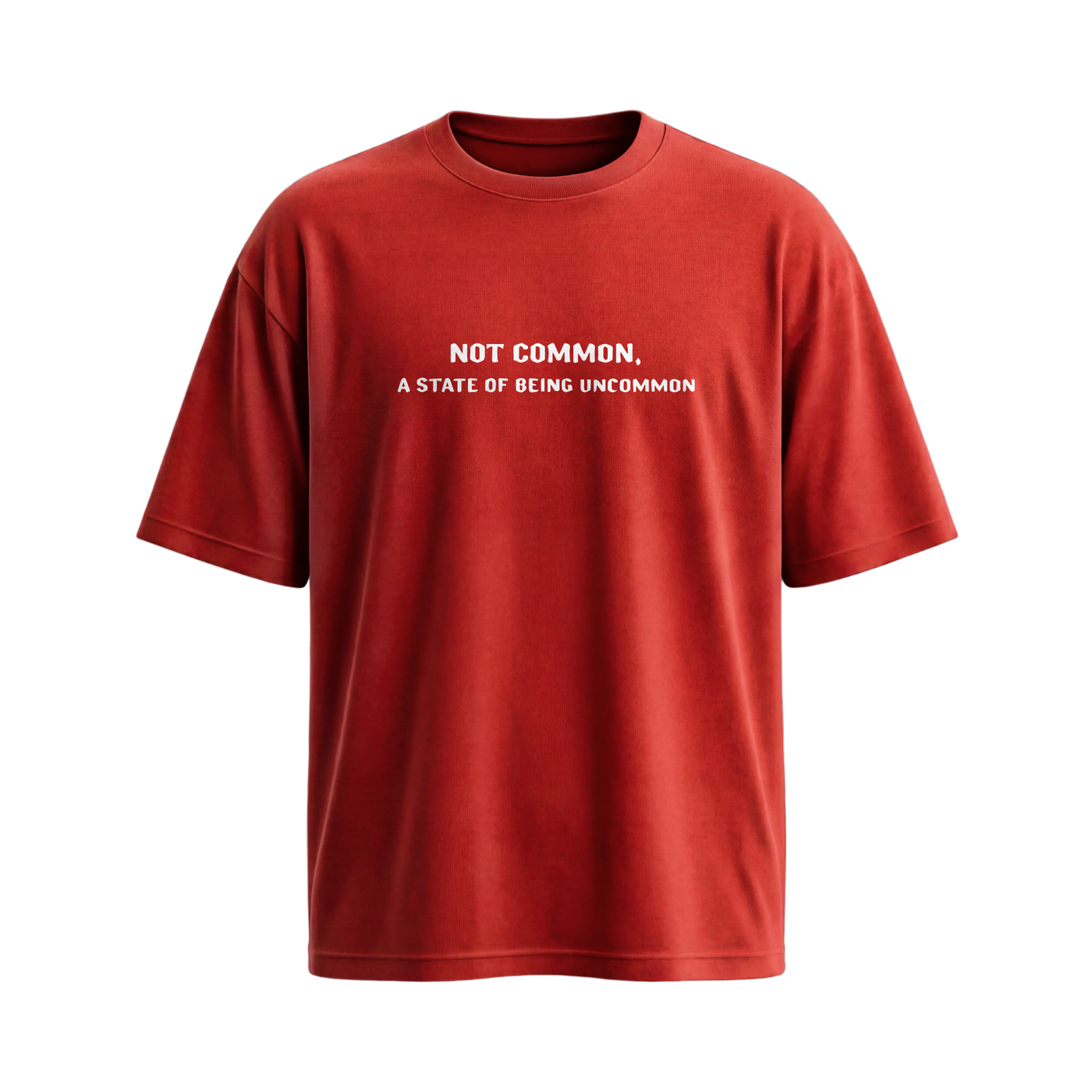 City Off Domes Not Common Red T-Shirt