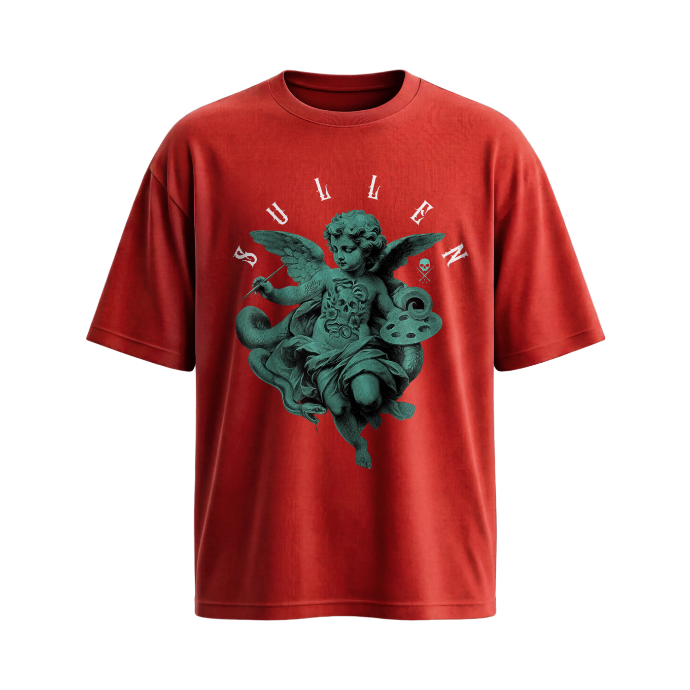City Off Domes Silent Mind Red T-Shirt