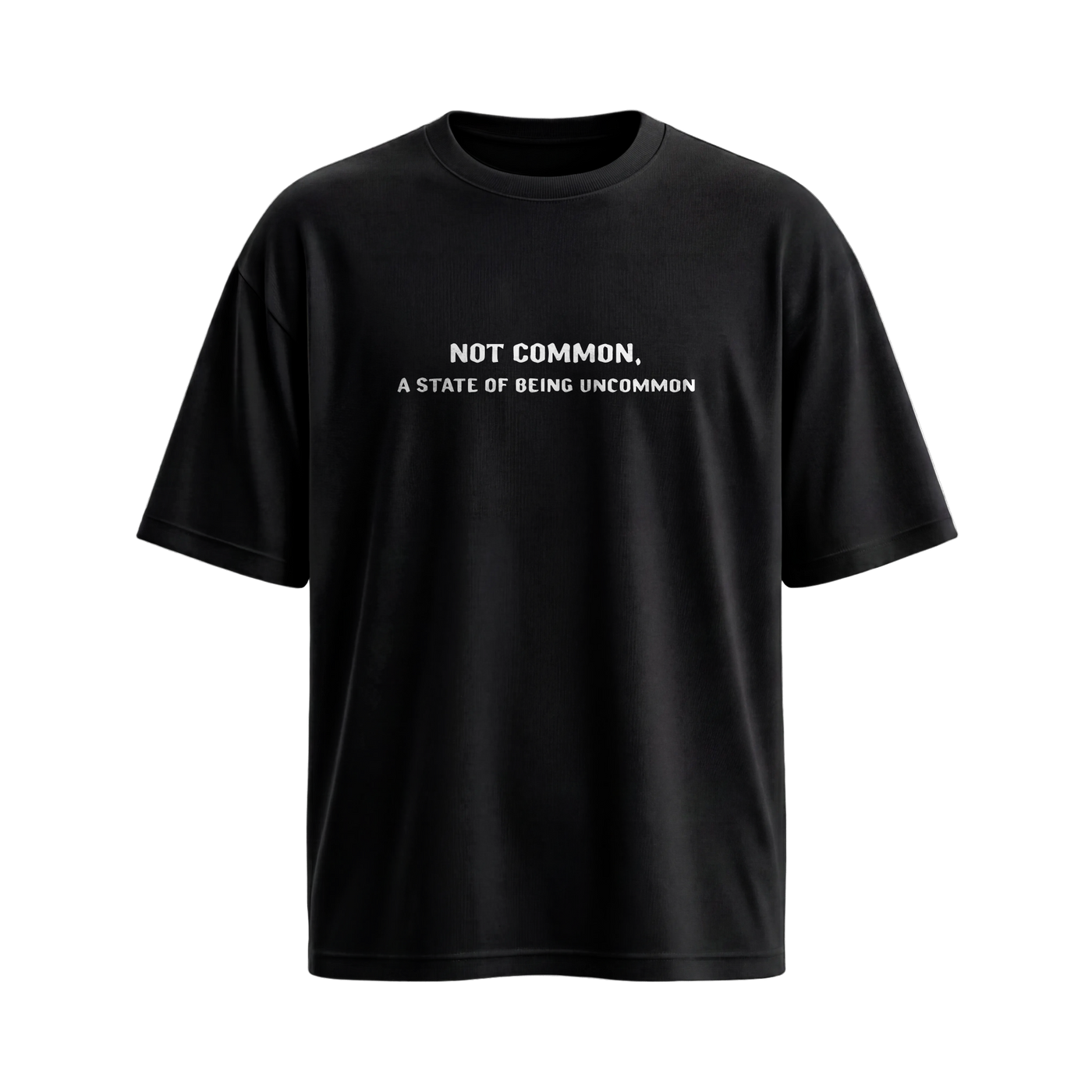 City Off Domes Not Common Black T-Shirt